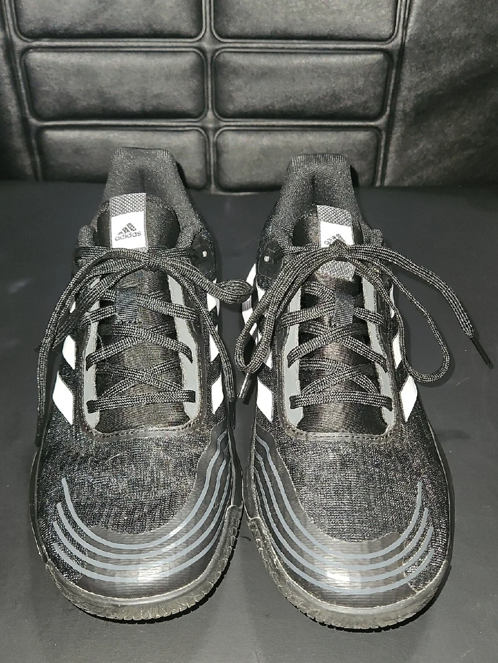 ADIDAS Novaflight Primegreen Volleyball Black &White Women's Sz 8.5